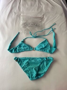 So De Mel Turquoise Ring-Detail Bikini Set